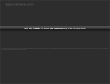 Tablet Screenshot of bpm-careers.com